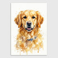 Golden Retriever Watercolor Art Print