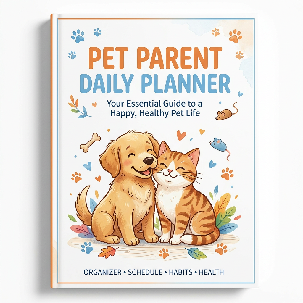 Pet Parent Daily Planner — Digital Download