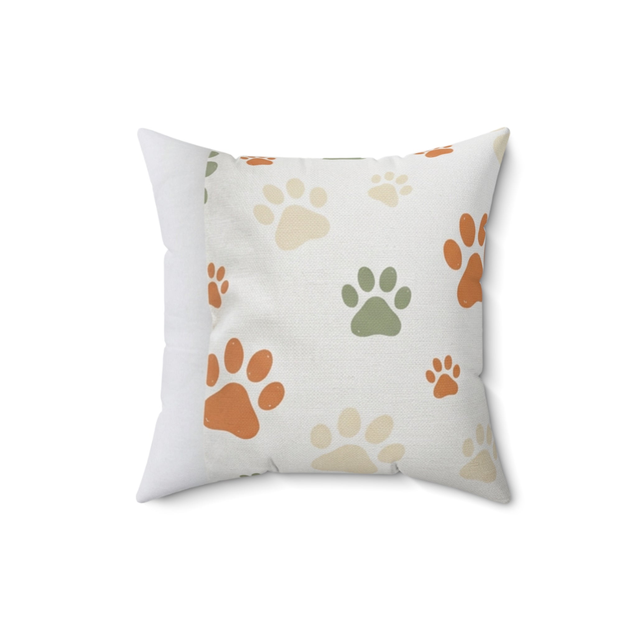 Paw Print Throw Pillow