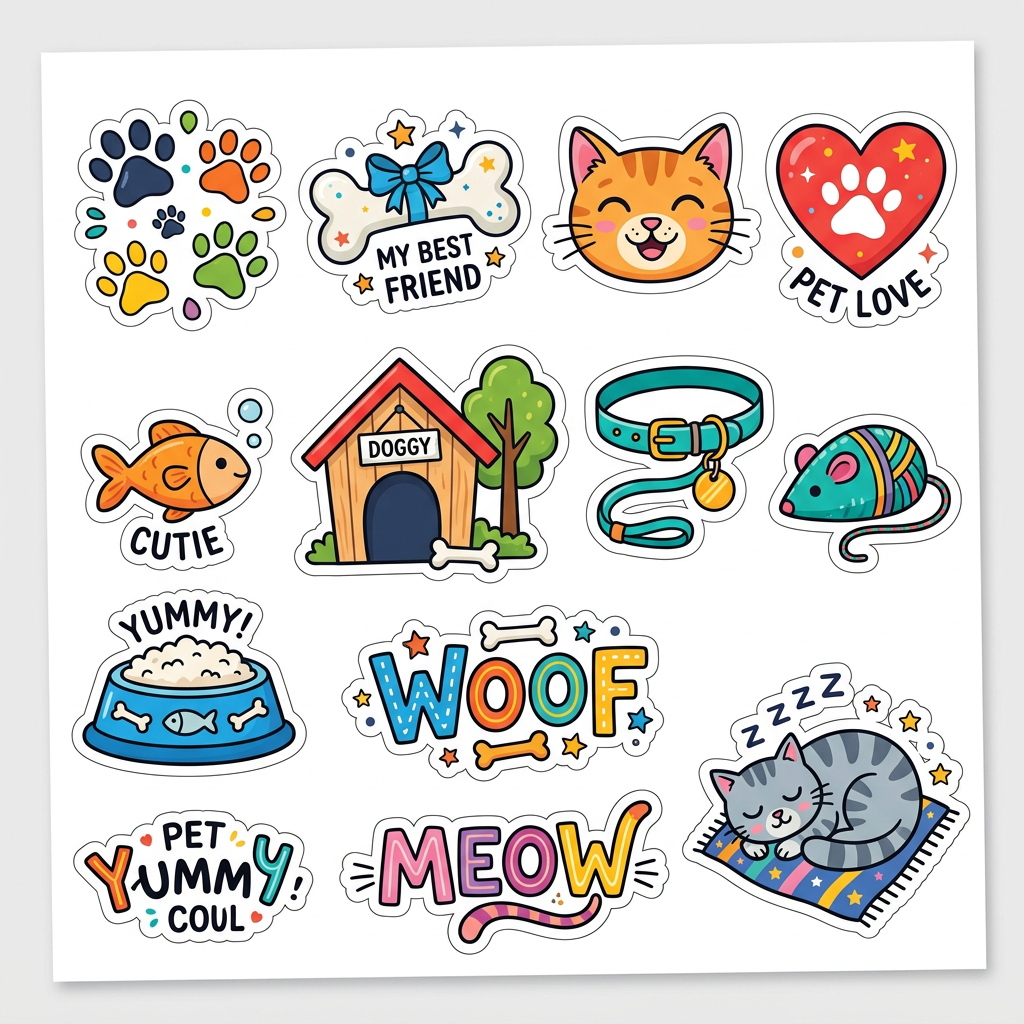 Pet Family Sticker Pack