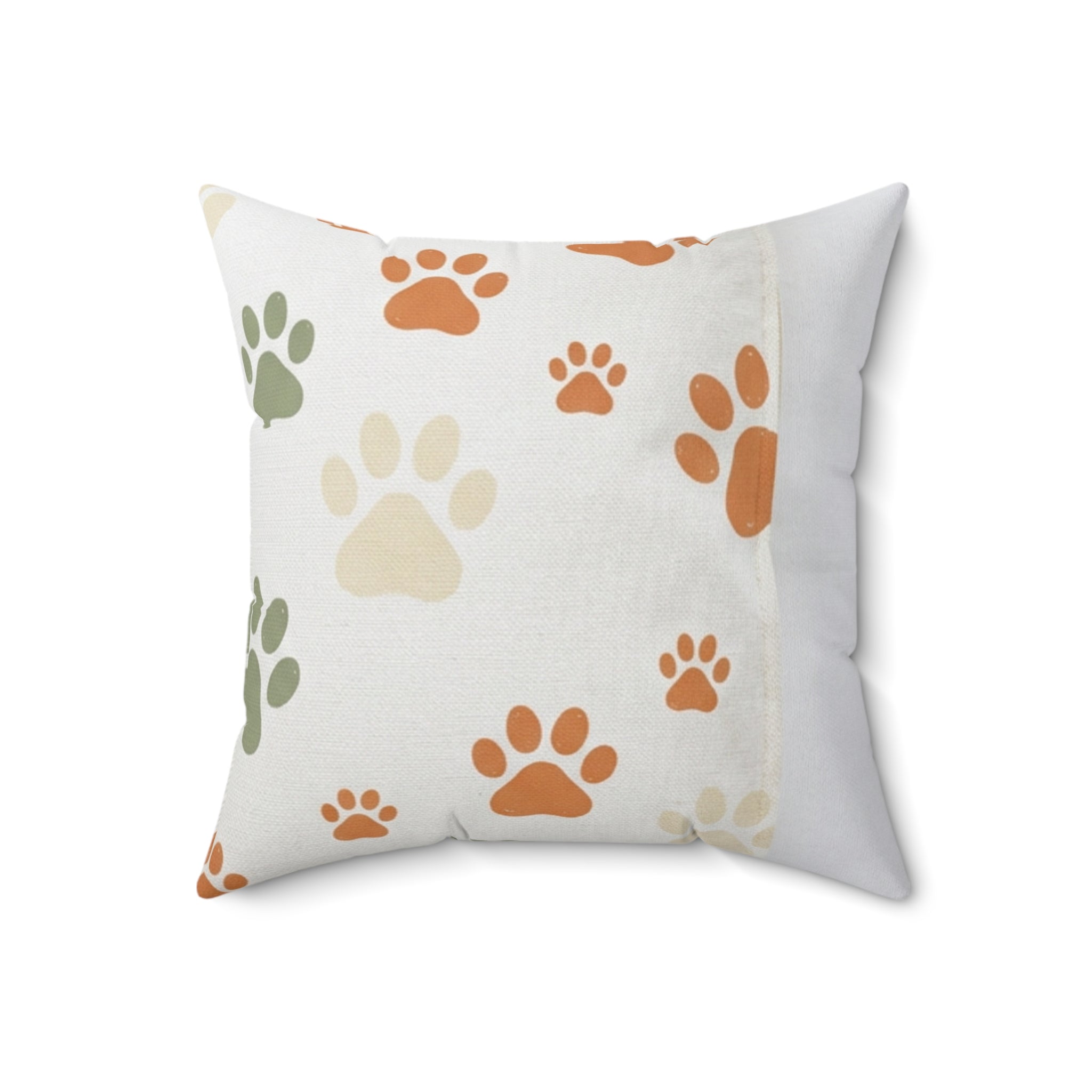 Paw Print Throw Pillow
