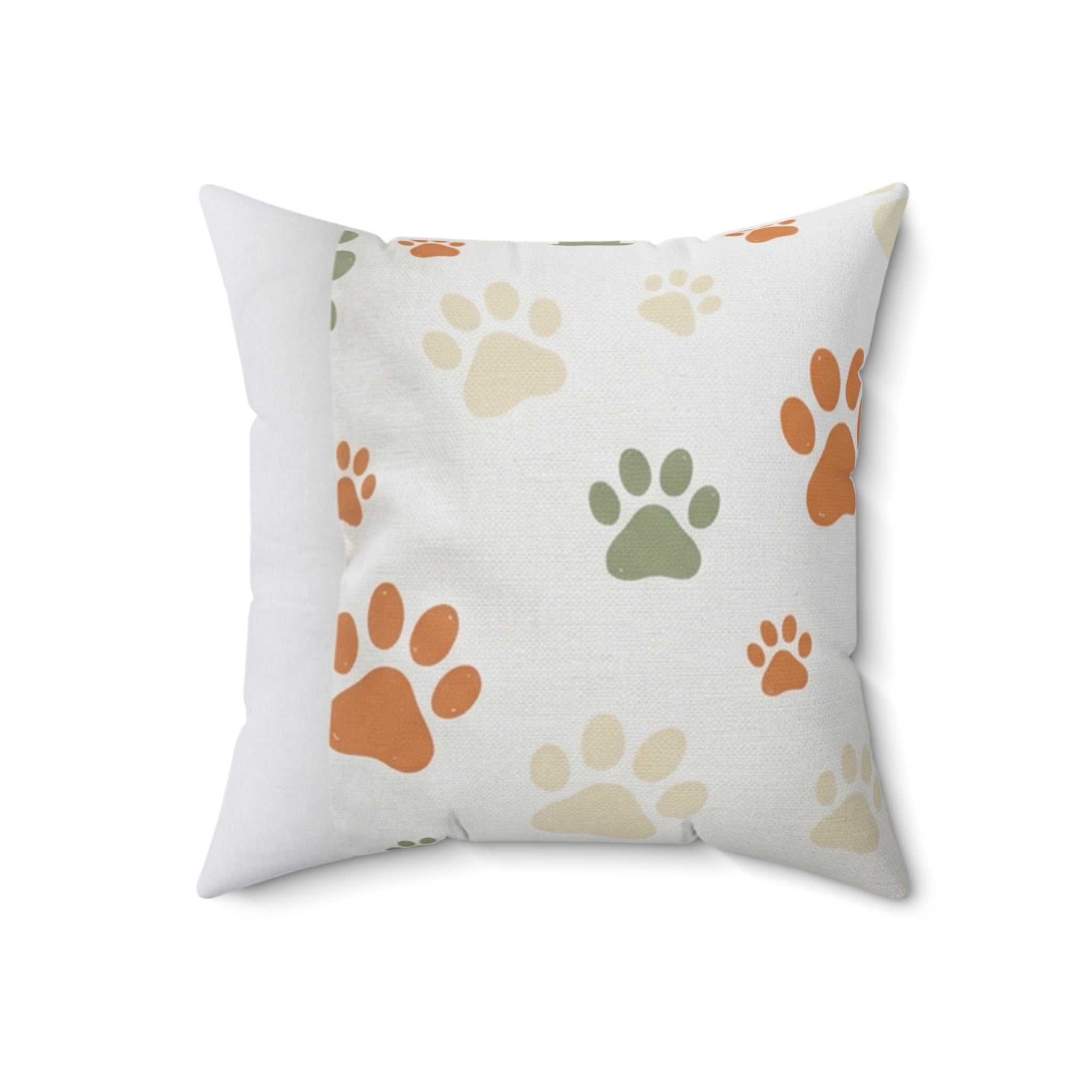 Paw Print Throw Pillow