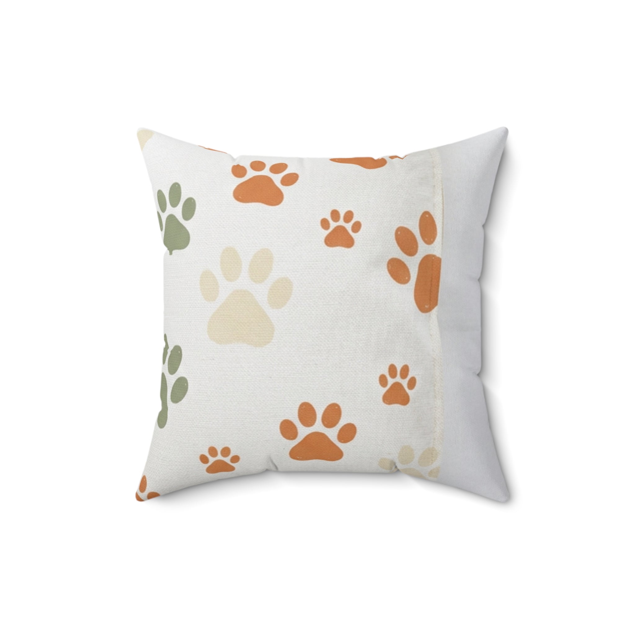 Paw Print Throw Pillow