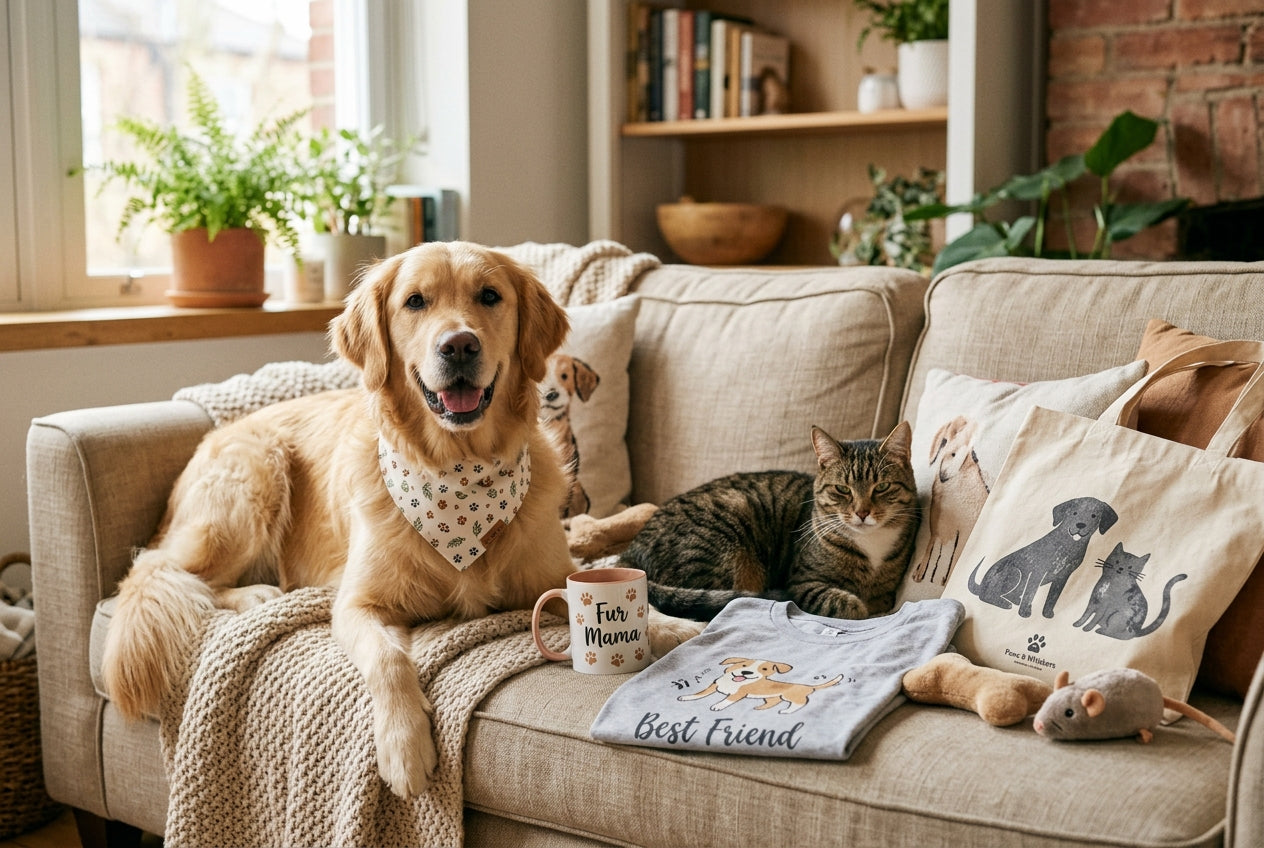 Best Dog Mom T-Shirt — Golden Retriever Floral Design